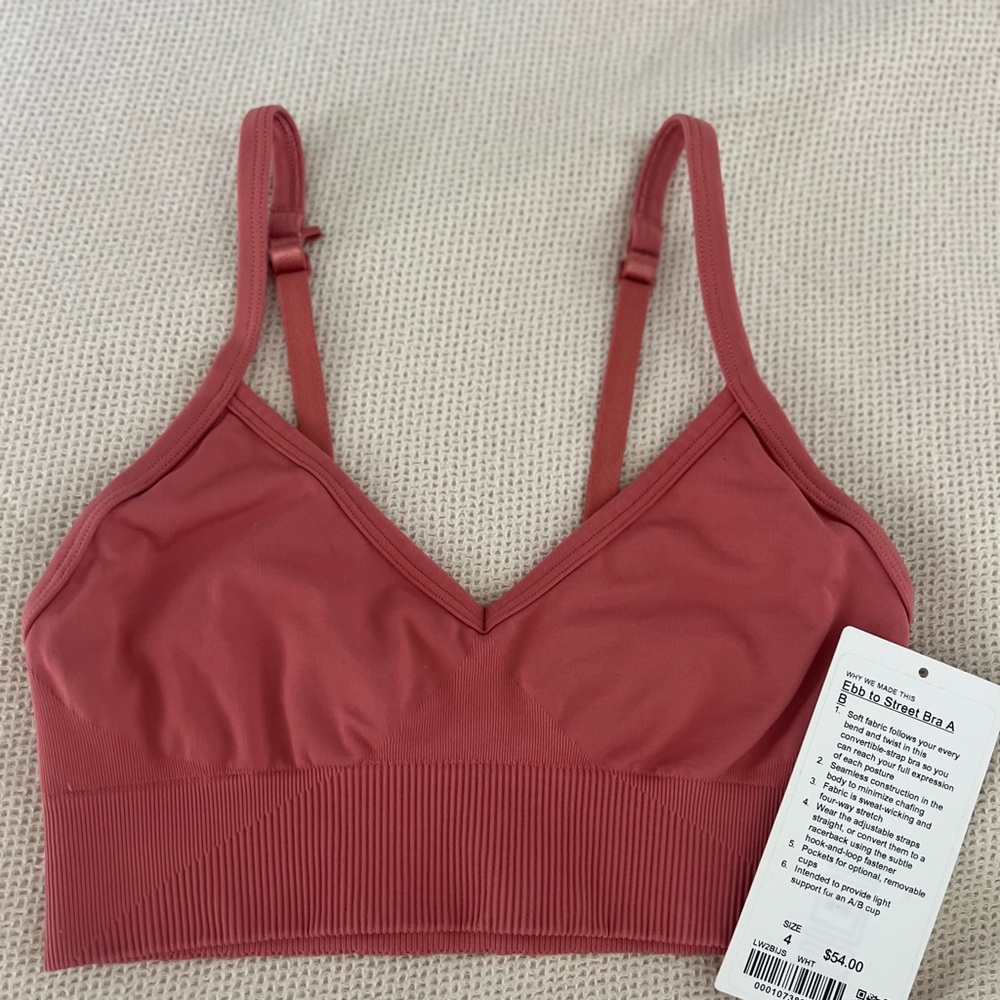 Lululemon Ebb to Street Bra A/B